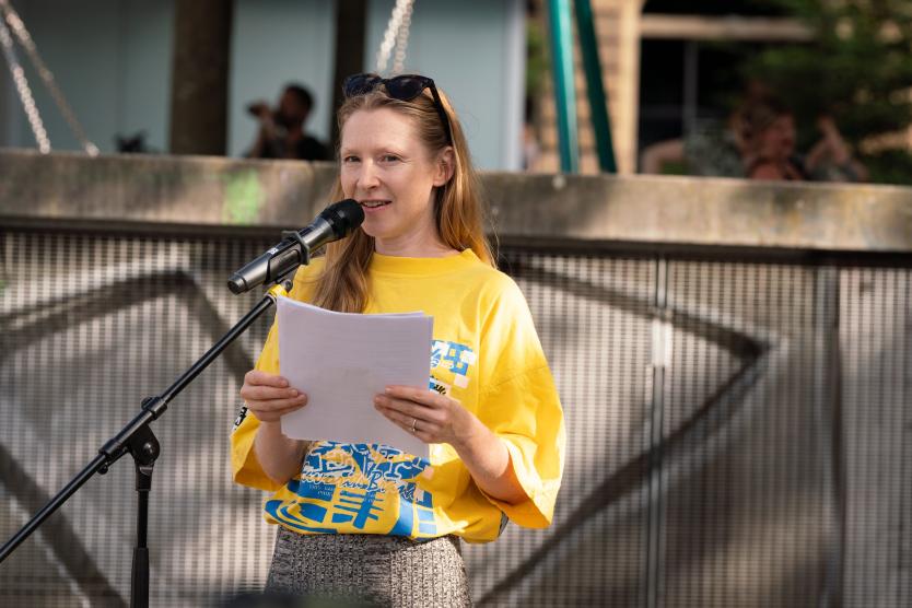 Eröffnungsrede Laura Bernhardt, künstlerische Leitung CURRENT – KUNST UND URBANER RAUM, 2025